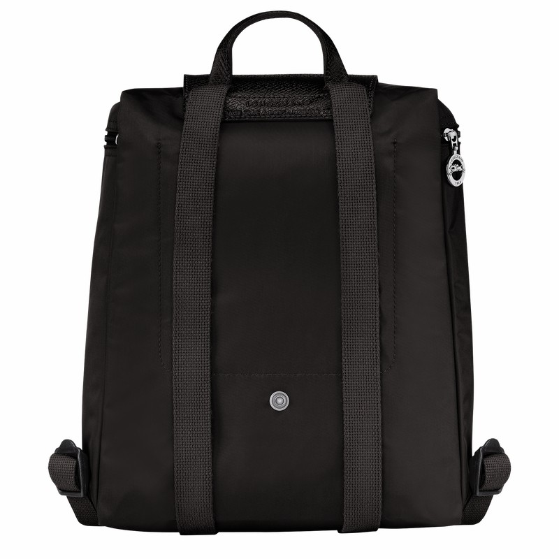 Sacs à Dos Longchamp Le Pliage Green M Femme Noir Soldes | L1699919001
