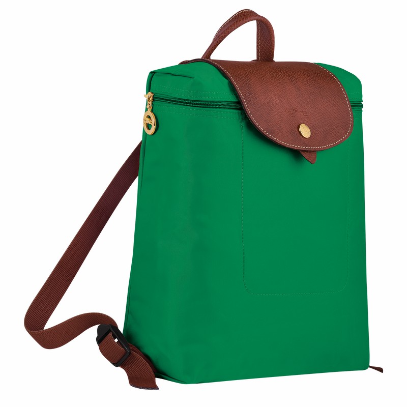 Sacs à Dos Longchamp Le Pliage Original M Homme Vert Soldes | L1699089P88-